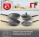 Сковорода блинная Tefal Natural Cook 4213522 круглая 22см ручка несъемная (без крышки) серый (9100053997) от магазина РЭССИ
