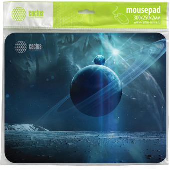 Коврик для мыши Cactus Saturn 300x250x2мм (CS-MPC-P03M) от магазина РЭССИ