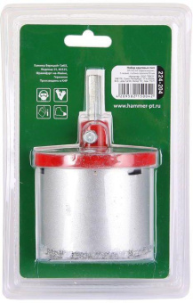 Набор коронок Hammer 224-204 DR CR (62231) по каф/кирп (4пред.) для дрелей от магазина РЭССИ