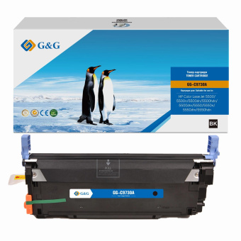 Картридж лазерный G&G GG-C9730A C9730A черный (13000стр.) для HP CLJ 5500/5500n/5500dn/5500hdn/5500dtn/5550/5550n/5550dtn/5550hdn от магазина РЭССИ