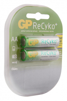 Аккумулятор + зарядное устройство GP PowerBank E211210AAHC-2CRB2 AA/AAA NiMH 2100mAh (2шт) от магазина РЭССИ