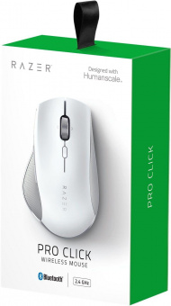 Мышь Razer Pro Click белый/серый оптическая (16000dpi) беспроводная BT/Radio USB2.0 (8but) от магазина РЭССИ