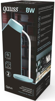 Светильник Gauss GT6023 настольный на подставке бирюзовый 8Вт от магазина РЭССИ