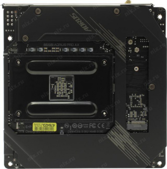 Материнская плата Gigabyte B550I AORUS PRO AX Soc-AM4 AMD B550 2xDDR4 mini-ITX AC`97 8ch(7.1) 2.5Gg RAID+HDMI+DP от магазина РЭССИ
