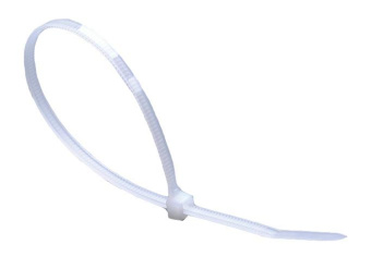 Стяжки FORTISFLEX нейлоновые КСС 5х200 белый уп.100шт 49401 от магазина РЭССИ