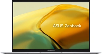 Ноутбук Asus Zenbook 14 UX3402VA-KP697 Core i5 13500H 16Gb SSD512Gb Intel Iris Xe graphics 14" IPS WQXGA (2560x1600) noOS silver WiFi BT Cam Bag (90NB10G6-M014Z0) от магазина РЭССИ