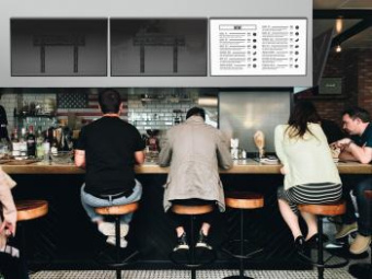 Кронштейн для телевизора Onkron TM5 черный 32"-70" макс.68кг настенный наклон от магазина РЭССИ