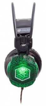 Наушники с микрофоном Оклик HS-L500G TOXIC черный 2.2м мониторные оголовье (472656) от магазина РЭССИ