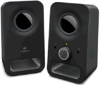 Колонки Logitech Z150 2.0 черный 3Вт от магазина РЭССИ