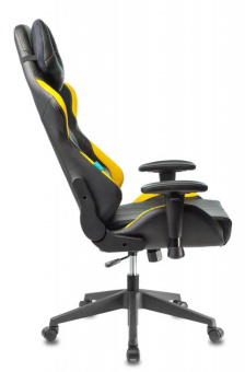 Кресло игровое Zombie VIKING 5 AERO черный/желтый эко.кожа с подголов. крестов. пластик от магазина РЭССИ