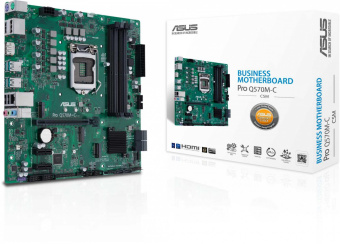 Материнская плата Asus PRO Q570M-C/CSM Soc-1200 Intel Q570 4xDDR4 mATX AC`97 8ch(7.1) GbLAN RAID+HDMI+DP от магазина РЭССИ