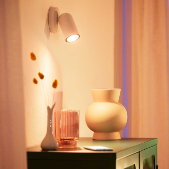 Умная лампа WiZ GU10 50Вт 345lm Wi-Fi (упак.:1шт) (929002448402) от магазина РЭССИ