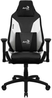 Кресло игровое Aerocool Admiral черный/белый сиденье черный эко.кожа с подголов. крестов. нейлон от магазина РЭССИ