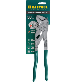 Переставные клещи-гаечный ключ Kraftool Vise-Wrench 22065 от магазина РЭССИ