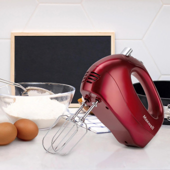 Миксер ручной Maxwell MW-1357 R 300Вт красный от магазина РЭССИ