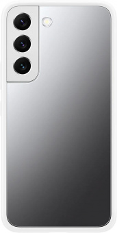 Чехол (клип-кейс) Samsung для Samsung Galaxy S22 Frame Cover белый/прозрачный (EF-MS901CWEGRU) от магазина РЭССИ