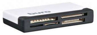 Устройство чтения карт памяти USB2.0 Buro BU-CR-2102 белый от магазина РЭССИ
