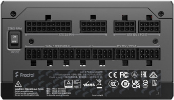 Блок питания Fractal Design ATX 850W ION+2 860 80+ platinum 24+2x(4+4) pin APFC 140mm fan 10xSATA Cab Manag RTL от магазина РЭССИ