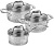 Набор посуды 6 предм. (кастрюли с/кр 18/20 см , ковш с/кр 16 см) Ajour Rondell RDS-1091 от магазина РЭССИ