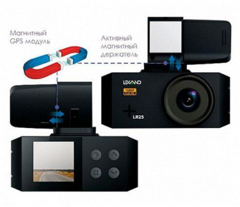 Видеорегистратор Lexand LR25 черный 2Mpix 1080x1920 1080p GPS GPCV1167 от магазина РЭССИ