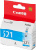 Картинка Картридж струйный Canon CLI-521C 2934B004 голубой для Canon iP3600/4600/MP540/620/630/980 от магазина РЭССИ Картридж струйный Canon CLI-521C 2934B004 голубой для Canon iP3600/4600/MP540/620/630/980 от магазина РЭССИ