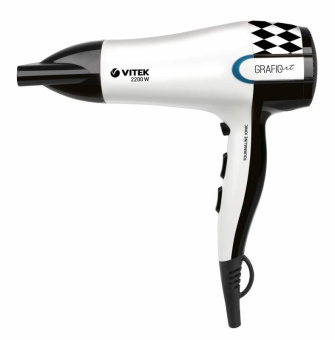 Фен Vitek VT-2299 W 2200Вт белый/черный (2299-VT-01) от магазина РЭССИ