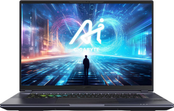 Ноутбук Gigabyte Aorus 16X Core i7 13650HX 16Gb SSD1Tb NVIDIA GeForce RTX4060 8Gb 16" IPS QHD+ (2560x1600) Free DOS grey WiFi BT Cam (9KG-43KZC54SD) от магазина РЭССИ
