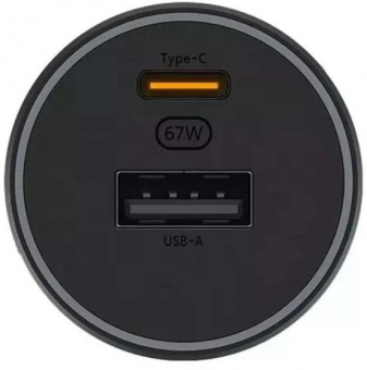 Автомобильное зар./устр. Xiaomi BHR6814GL 67W 6.1A (PD) USB-C/USB-A универсальное черный от магазина РЭССИ
