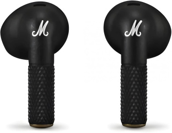Гарнитура вкладыши Marshall Minor IV черный/золотистый беспроводные bluetooth в ушной раковине от магазина РЭССИ