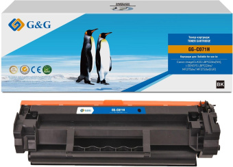 Картридж лазерный G&G GG-C071H 071H черный (2500стр.) для Canon imageCLASS LBP122dw(NA)/i-SENSYS LBP122dw/MF275dw/MF272dw(EUR) от магазина РЭССИ