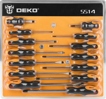 Набор отверток Deko SS14 в компл.:14 предметов (065-0604) от магазина РЭССИ