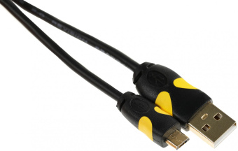 Кабель 2A Smooth connector USB (m)-micro USB (m) 0.75м черный от магазина РЭССИ