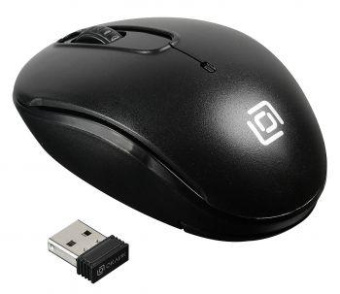 Мышь Оклик 505MW черный оптическая (1000dpi) беспроводная USB для ноутбука (3but) от магазина РЭССИ