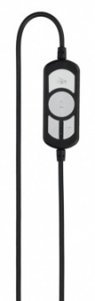 Наушники с микрофоном Hama HS-USB300 черный 2м мониторные оголовье (00139924) от магазина РЭССИ