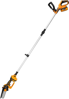 Электрическая цепная пила Deko DKCHS 20-150 дл.шины:6" (15cm) 1аккум. 4Ач ЗУ (085-4447) от магазина РЭССИ