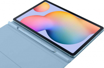 Чехол Samsung для Samsung Galaxy Tab S6 lite Book Cover полиуретан голубой (EF-BP610PLEGRU) от магазина РЭССИ