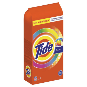 Стиральный порошок TIDE автомат 12 кг Color 8001841053356 606542 0001230215 от магазина РЭССИ