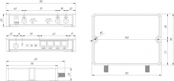 Роутер Kroks Rt-Cse DS m4 с 4G модемом LTE cat.4, две SIM-карты, до 150 Мбит/с от магазина РЭССИ