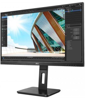 Монитор AOC 27" Pro Q27P2Q черный IPS LED 4ms 16:9 HDMI M/M матовая HAS Piv 300cd 178гр/178гр 2560x1440 75Hz VGA DP 2K USB 5кг от магазина РЭССИ