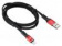 Картинка Кабель Digma LIGHT-1.2M-FLAT-BLK USB (m)-Lightning (m) 1.2м черный/красный плоский от магазина РЭССИ Кабель Digma LIGHT-1.2M-FLAT-BLK USB (m)-Lightning (m) 1.2м черный/красный плоский от магазина РЭССИ
