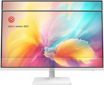 Монитор MSI 27" Modern MD272QXPW белый IPS LED 1ms 16:9 HDMI M/M матовая HAS Piv 400cd 178гр/178гр 2560x1440 100Hz DP Quad 2K (1440p) USB 5.85кг от магазина РЭССИ