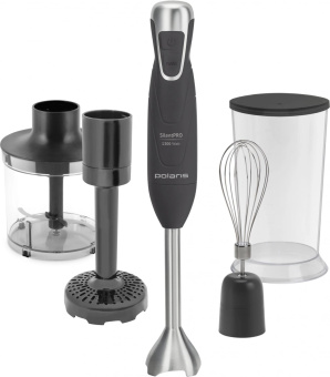 Блендер погружной Polaris PHB 1380 Silent 1300Вт серый/серебристый от магазина РЭССИ