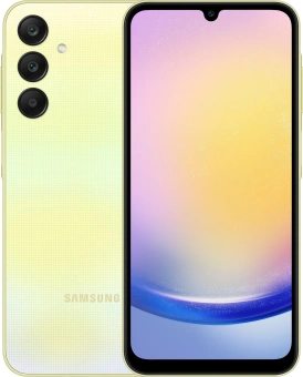 Смартфон Samsung SM-A256E Galaxy A25 128Gb 6Gb желтый моноблок 3G 4G 2Sim 6.5" 1080x2340 Android 14 50Mpix 802.11 a/b/g/n/ac NFC GPS GSM900/1800 GSM1900 TouchSc Micro SD max1024Gb от магазина РЭССИ
