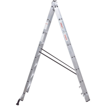 Трехсекционная лестница Новая Высота 3х8 ступеней 1230308 от магазина РЭССИ
