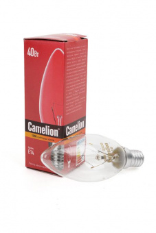 Лампа Camelion 40/B/CL/E14 от магазина РЭССИ