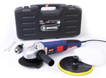 Углошлифовальная машина Диолд МШУ-1,2 П - 02 1200Вт 8000об/мин d=125мм жестк.кейс (10042030) от магазина РЭССИ