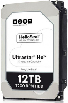 Жесткий диск WD SAS 3.0 12Tb 0F29532 HUH721212AL5204 Ultrastar DC HC520 (7200rpm) 256Mb 3.5" от магазина РЭССИ