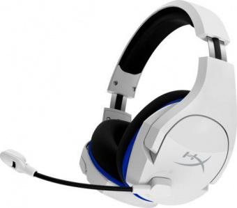 Наушники с микрофоном HyperX Stinger Core Wireless PS5 (CS002-WA) белый/голубой накладные Radio оголовье (4P5J1AA) от магазина РЭССИ