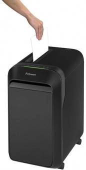 Шредер Fellowes PowerShred LX221 черный (секр.P-5) перекрестный 20лист. 30лтр. скрепки скобы пл.карты от магазина РЭССИ