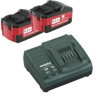 Батарея аккумуляторная Metabo 685051000 18В 5.2Ач Li-Ion (З/У в компл.) от магазина РЭССИ